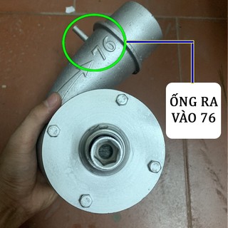 Đầu bơm nước gắn xe máy ống 76 chạy cực tiện lợi
