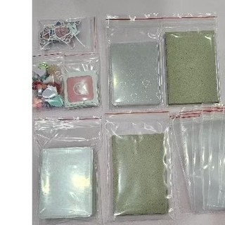 100g Túi Zip Chỉ Đỏ Nhiều Size