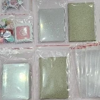 100g Túi Zip Chỉ Đỏ Nhiều Size
