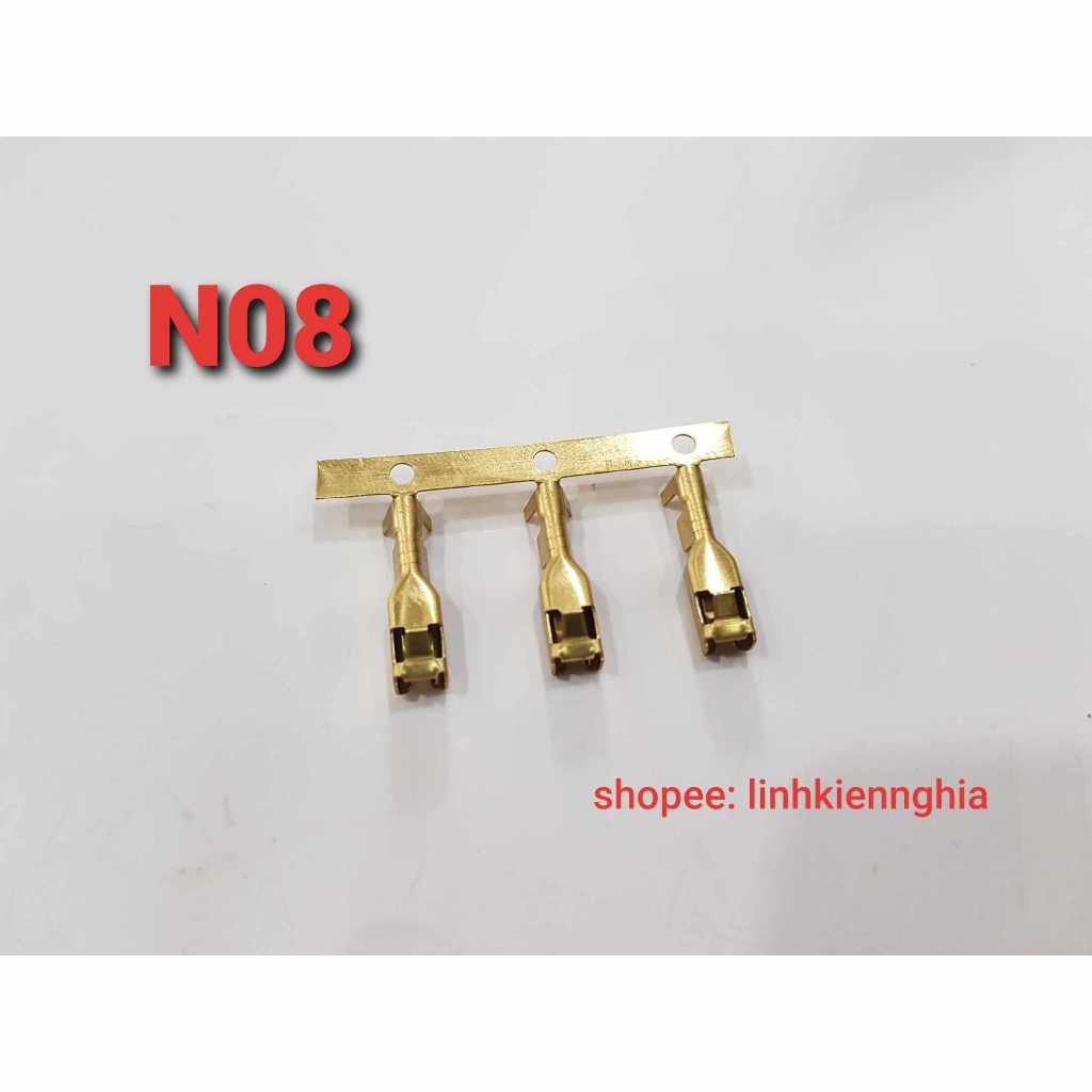 Đầu cos xe máy Cos cái Ghim 2.8 - N08 ( 1 bịch/50 cái)