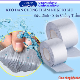 Keo dán chống thấm, chịu nhiệt cho mái tôn, tường 5cmx5m