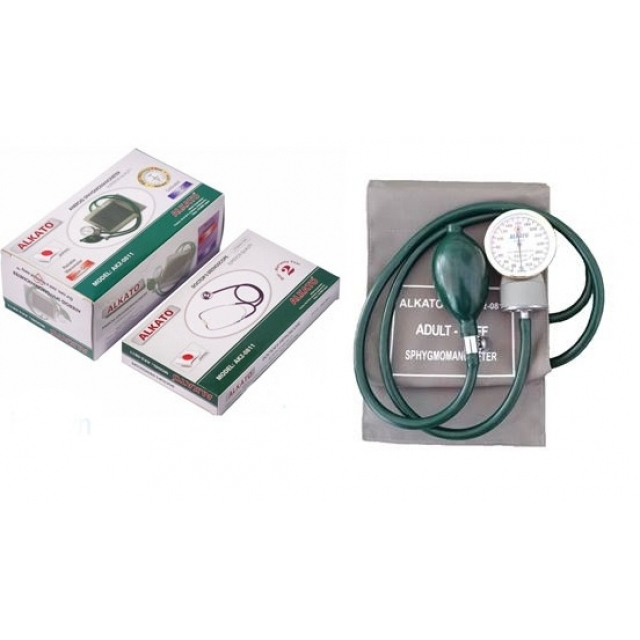 Bộ Máy Đo Huyết Áp Bắp Tay Cơ Alkato, Tai Nghe Y Tế Alkato - Thương hiệu Nhật Bản