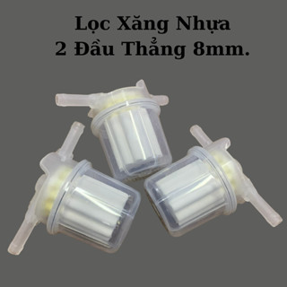  Lọc Xăng Nhựa 2 Đầu Thẳng 8mm Bắt Chế Xe Tải Nhỏ Suzuki Daihatsu Xe Ba Gác Xe Máy Xe Công Trình,...Giá Bán 1 Cái. 