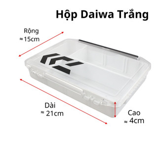  Hộp đựng mồi câu lure DAIWA nhiều ngăn 2 mặt và tự chia ngăn 
