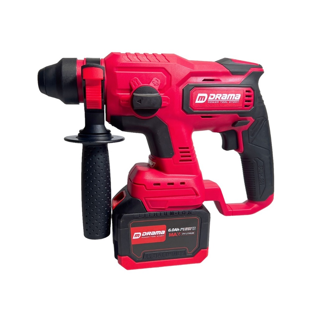 Máy Khoan Bê Tông Pin Drama D-5020 4 Chức Năng Chân Pin Phổ Thông 2 Pin 15 Cell