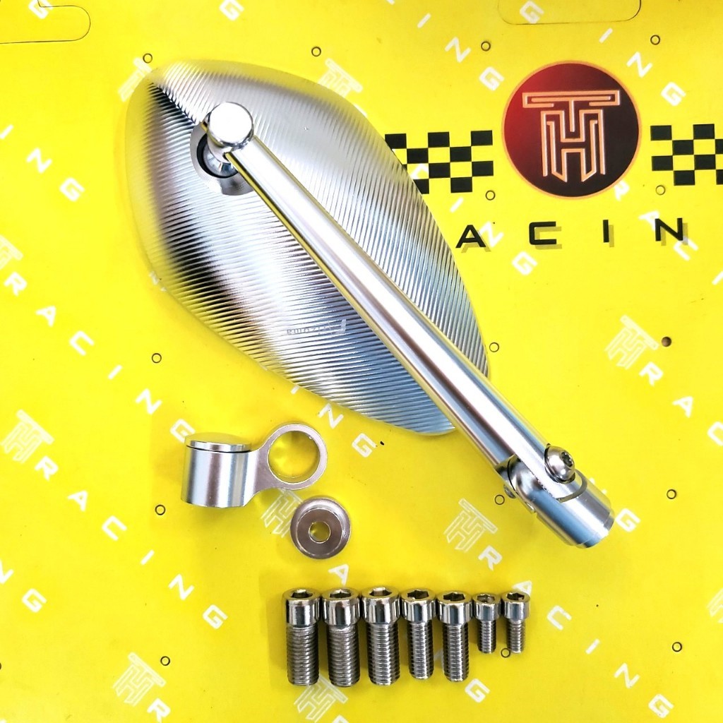 Gương xe máy, Gương Rizoma mẫu hột xoài lớn loại đẹp đồ chơi phụ kiện kính xe máy SH Vision Airblade