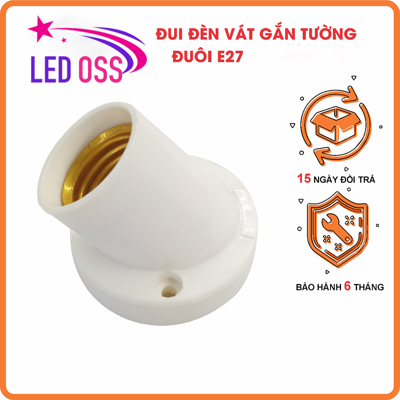 đui đèn vát gắn tường