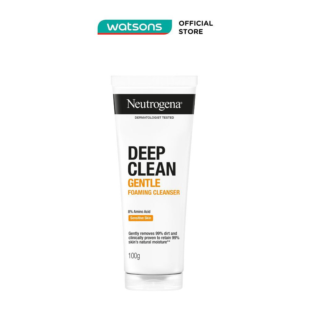Sữa Rửa Mặt Neutrogena Deep Clean Làm Sạch Sâu Kiểm Soát Nhờn 100g