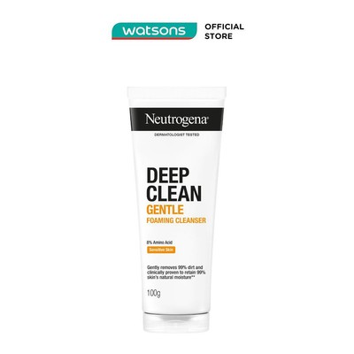 Sữa Rửa Mặt Neutrogena Deep Clean Làm Sạch Sâu Kiểm Soát Nhờn 100g