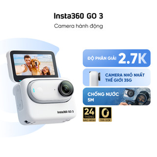  Action Camera Insta360 Go 3 | Điều khiển giọng nói | Công nghệ chống rung | Bảo Hành 1 Năm 