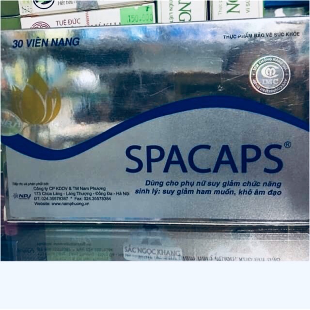 SPACAPS (Dùng cho phụ nữ suy giảm chức năng sinh lý: suy giảm ham muốn, khô âm đạo)