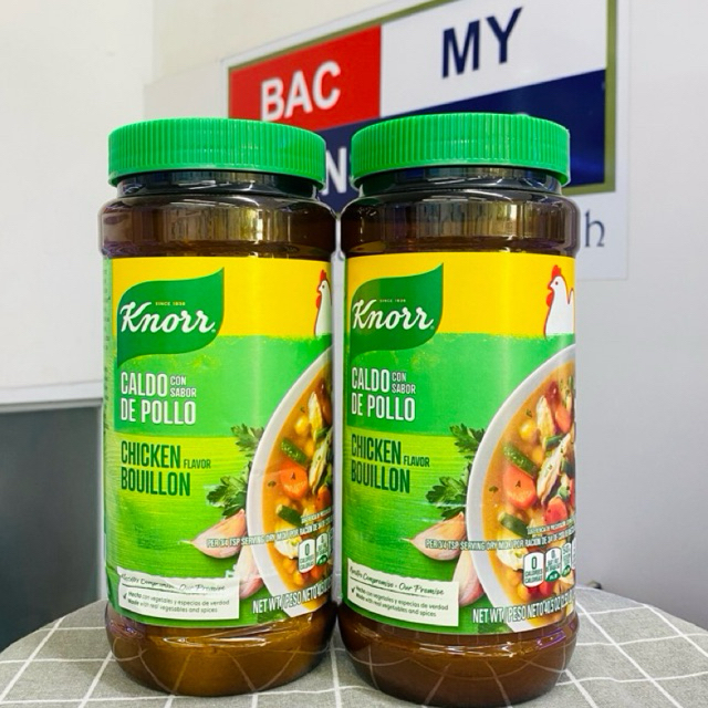 Hạt nêm gà Knorr Mỹ 1.14 kg | Mẫu Mới - Date xa