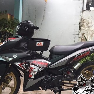 Decal Tem Xe Exciter 150 King Drag Đỏ Đen