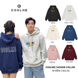Áo hoodie local brand Coolme/COLOR, áo hoodie nam nữ nỉ Hàn Quốc cao cấp nhiều màu