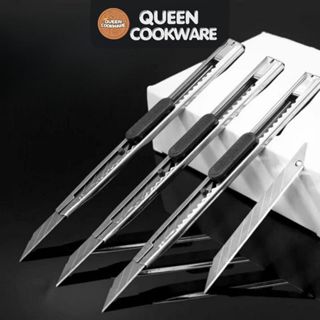  Dao rọc giấy mini thép không gỉ tiện dụng dao cắt giấy văn phòng phẩm - QUEEN COOKWARE 
