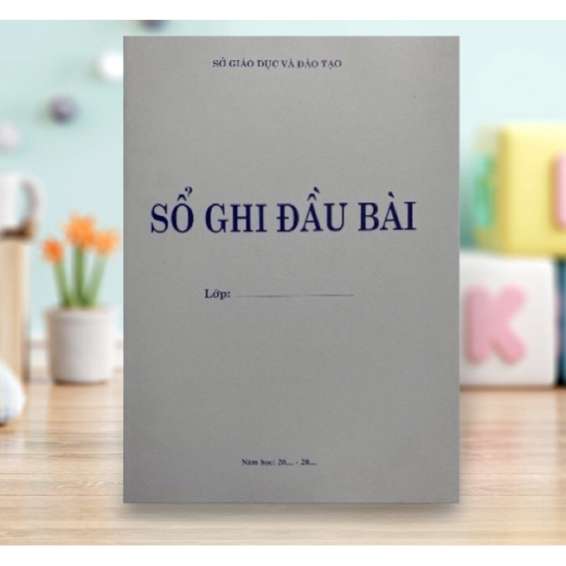 Sổ Ghi Đầu Bài Cấp 2 3 ( 80 Trang )