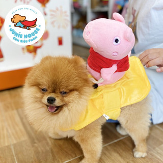 Áo cosplay heo p3ppa cho chó mèo