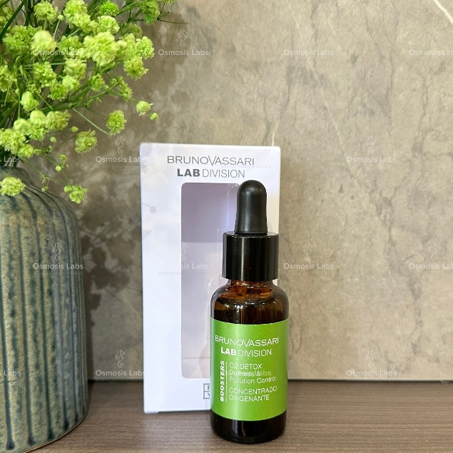 [Hàng cty] BrunoVassari Skin Booster O2 Detox - Tinh chất tăng cường thải độc, cung cấp oxy cho da