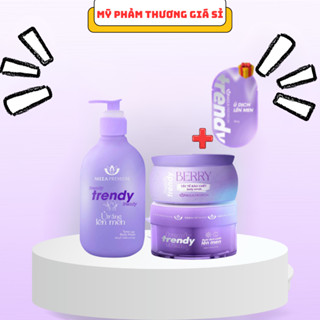 Kem body trendy tím MEEA nâng tone da, kem body trắng da toàn thân dưỡng ẩm kích trắng mờ thâm
