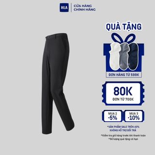 HLA - Quần tây nam ống suông co giãn mềm mịn cao cấp Classic Mid-waist Straight Tube Extra Soft Elastic Pants