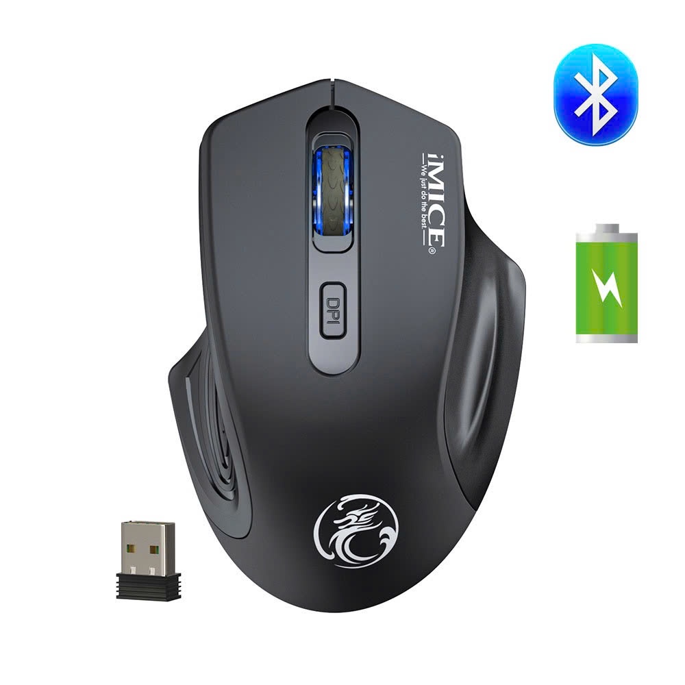 Chuột gaming không dây sạc pin HXSJ G1800 cho game thủ chuyên nghiệp kết nối Wireless 2.4G | BigBuy360 - bigbuy360.vn