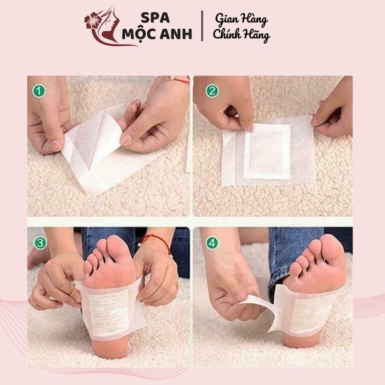 Miếng Dán Thải Độc Bàn Chân - Giảm Mệt Mỏi, Giúp Ngủ Ngon- Dụng Cụ Diện Chẩn
