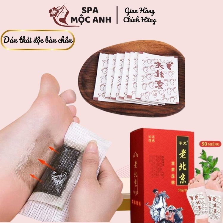 Miếng Dán Thải Độc Bàn Chân - Giảm Mệt Mỏi, Giúp Ngủ Ngon- Dụng Cụ Diện Chẩn