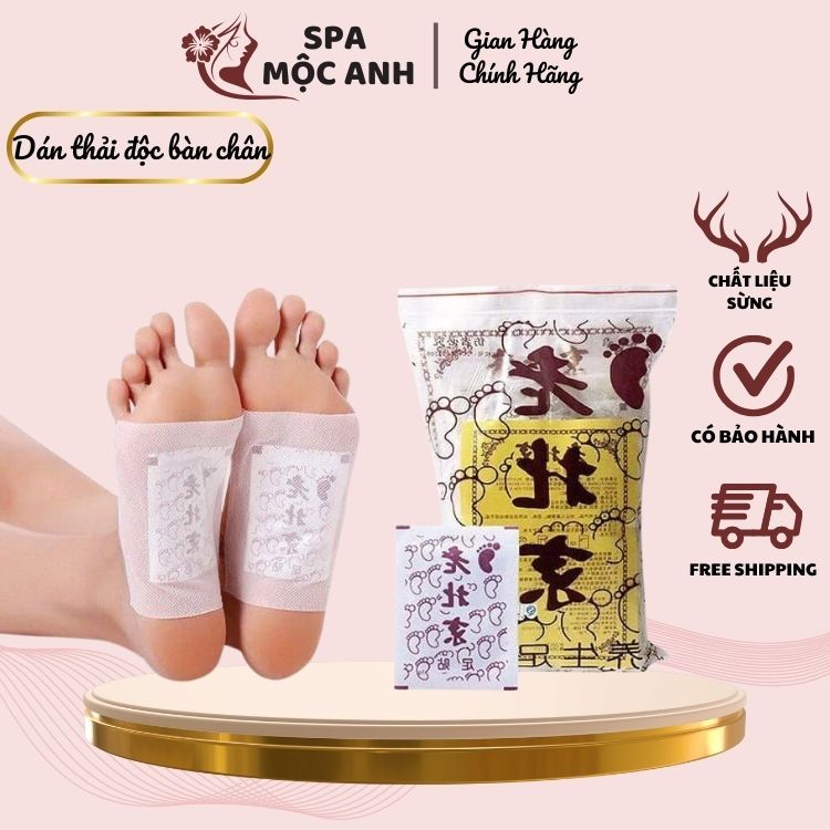Miếng Dán Thải Độc Bàn Chân - Giảm Mệt Mỏi, Giúp Ngủ Ngon- Dụng Cụ Diện Chẩn