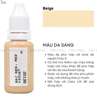 Mực Biotouch Phun Xăm Chuẩn Hãng Mỹ Mẫu Mới Chai 15ml