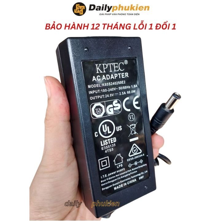 Adapter nguồn máy scan Fujitsu FI7160 24v 2.5a / 2.65a zin