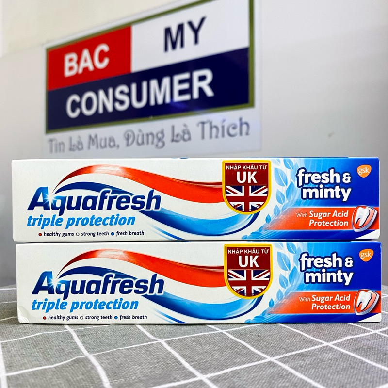 Kem đánh răng Aquafresh Triple Protection Cavity 100ml