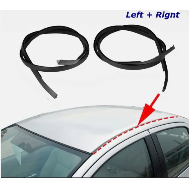 Nẹp nóc xe bên trái và bên phải Hilux 05-15, 75552-0K011, 75551-0K011