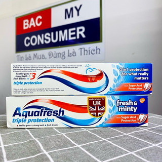 Kem đánh răng Aquafresh Triple Protection Cavity 100ml