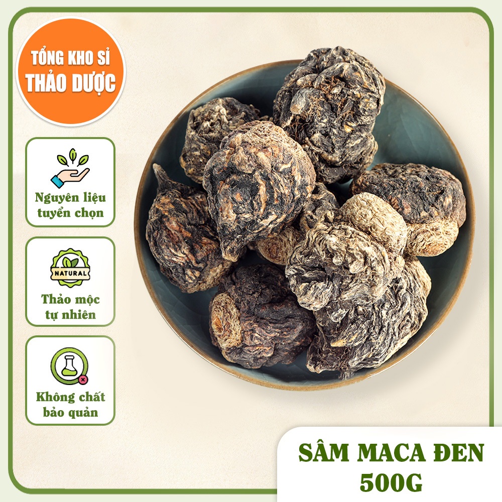 500g Sâm maca đen (củ maca khô cao cấp)