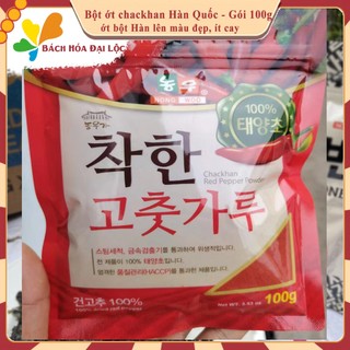  100g Ớt Bột Hàn Quốc Làm Kim Chi CHACKHAN - Thương Hiệu NONG WOO 