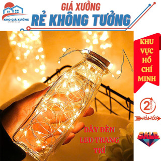 Dây Đèn LED Đom Đóm 3 Chế Độ Sẵn Pin 1M 2M 3M Trang Trí Sinh Nhật, Giáng Sinh, Đèn Đom Đóm FairyLight #