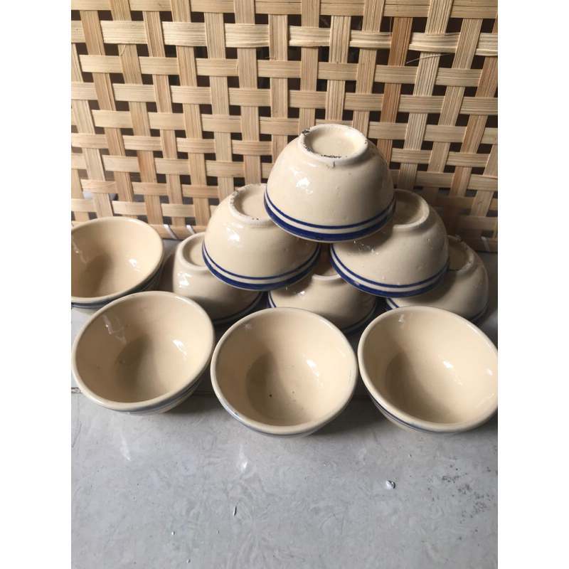 set 10 chén bánh bò