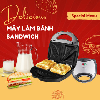 Máy Nướng Bánh Mì Sandwich SEKA Tiện Lợi, Dễ Sử Dụng - Bảo Hành Chính Hãng 12 Tháng
