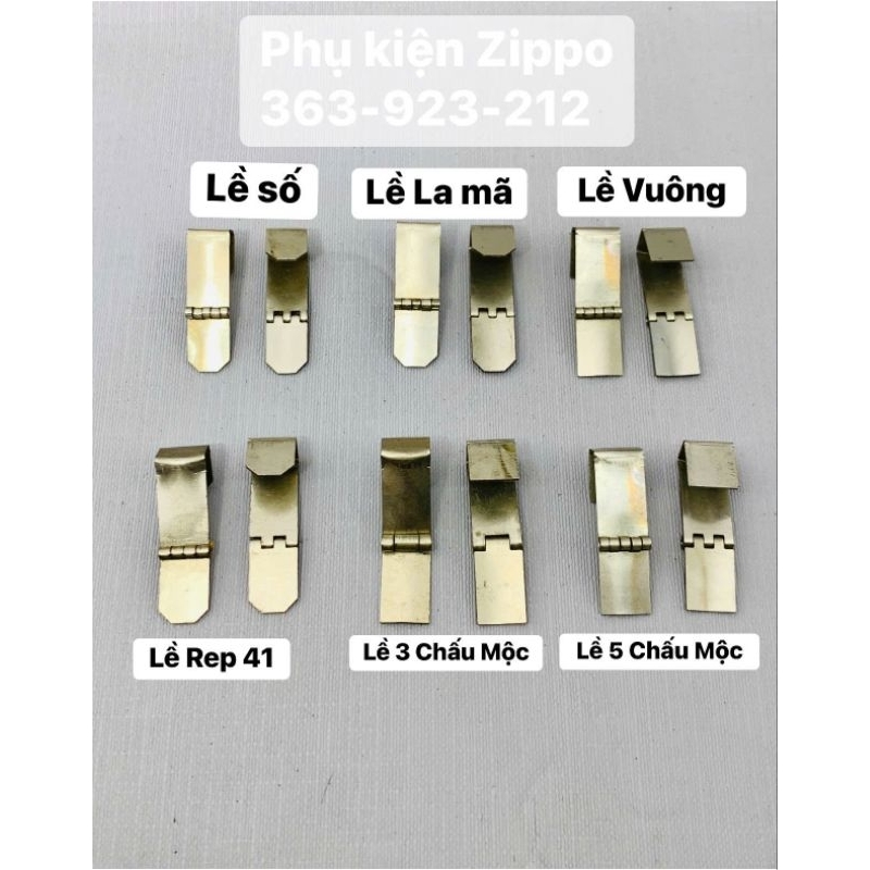 Bản lề Zippo Chuẩn ( tặng kèm chốt bản lề)