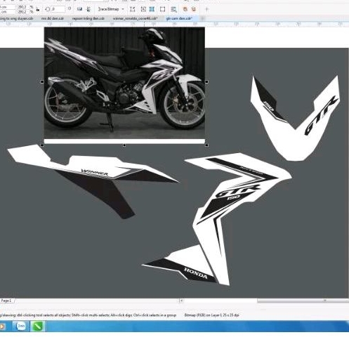 tem rời winner v1 trắng đen gtr