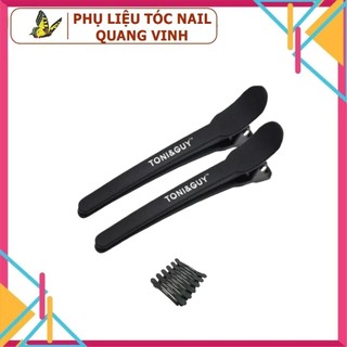 (Sét 12 cây) Kẹp tóc mỏ vịt TONI&GUY không đau tóc chuyên cho salon