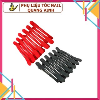 (Sét 12 cây) Kẹp tóc mỏ vịt TONI&GUY không đau tóc chuyên cho salon