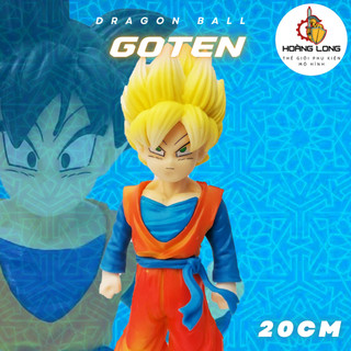Mô hình Dragonball, Son GoTen Saiyan 20cm, figure 7 Viên Ngọc Rồng, không kèm hộp, trang trí PC (phụ kiện Hoàng Long)