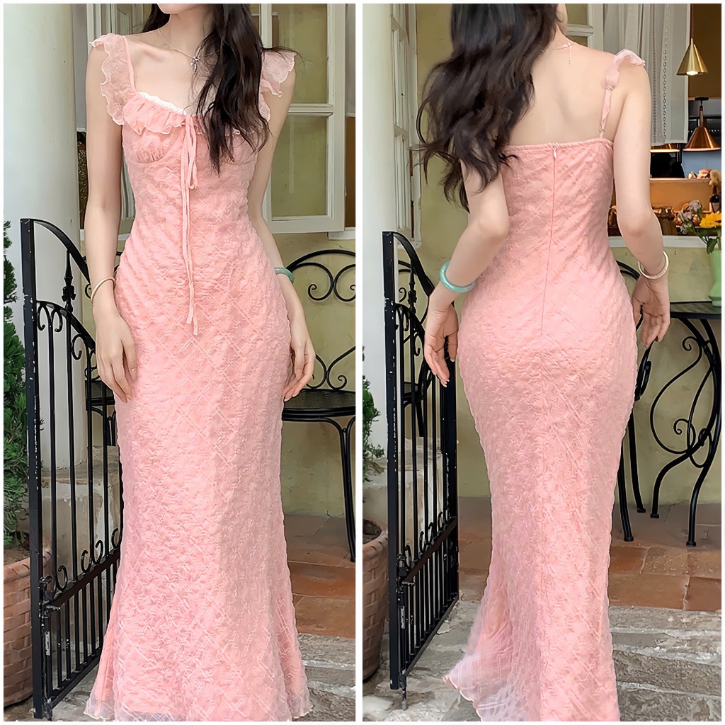 Đầm Ôm Body Dáng Đuôi Cá Tay Cánh Tiên HH88 HaLuu Store | BigBuy360 - bigbuy360.vn