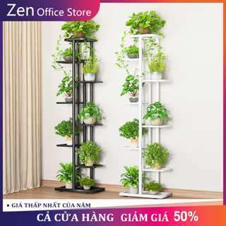 ZEN Hoa kệ Bắc Âu trong nhà ban công trang trí giá sắt phòng khách đơn giản chậu hoa nhiều tầng treo cây la xanh