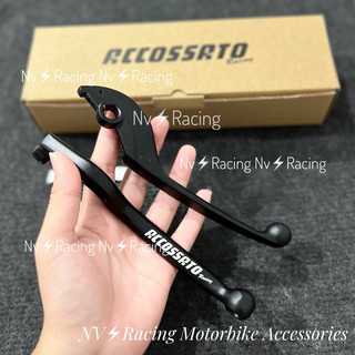Tay thắng Accossato AB 2010 -2019  đen nhám ( tặng kèm tem )