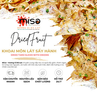  Khoai Môn Sấy Mắm Hành Cắt Lát  giòn xốp bùi thơm vị khoai môn   Misa - Hương Vị Đà Lạt 