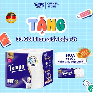  Khăn Giấy Bếp Tempo Dạng Cuộn Đa Năng, Siêu Thấm - Thương Hiệu Đức