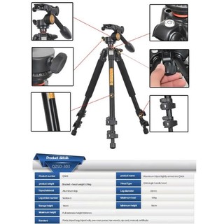 CHÂN MÁY ẢNH, MÁY QUAY BEIKE BK-303 + QUÀ TẶNG