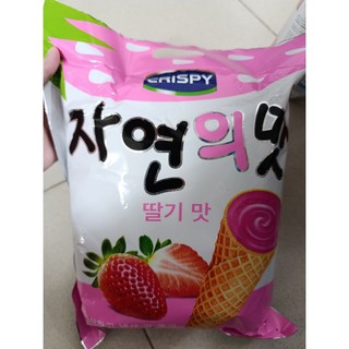 Bánh ốc quế Crispy vị cà phê / dâu